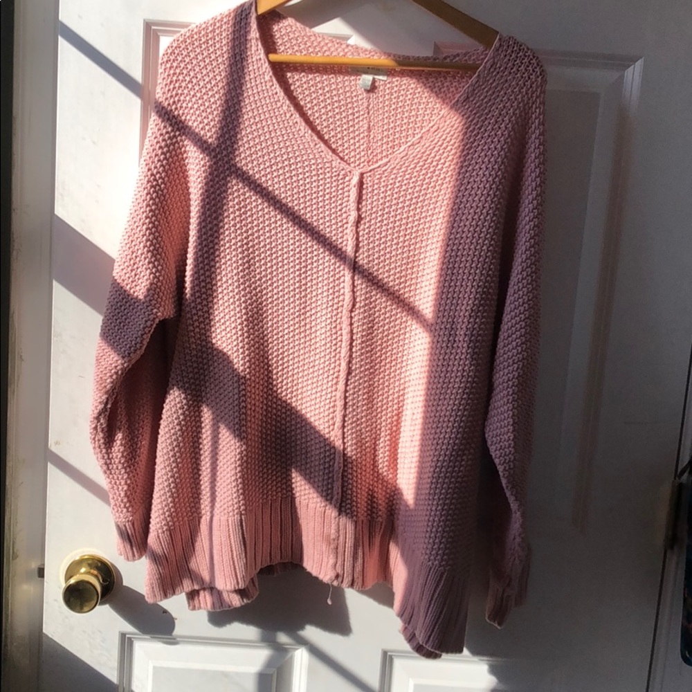 Pink sweater